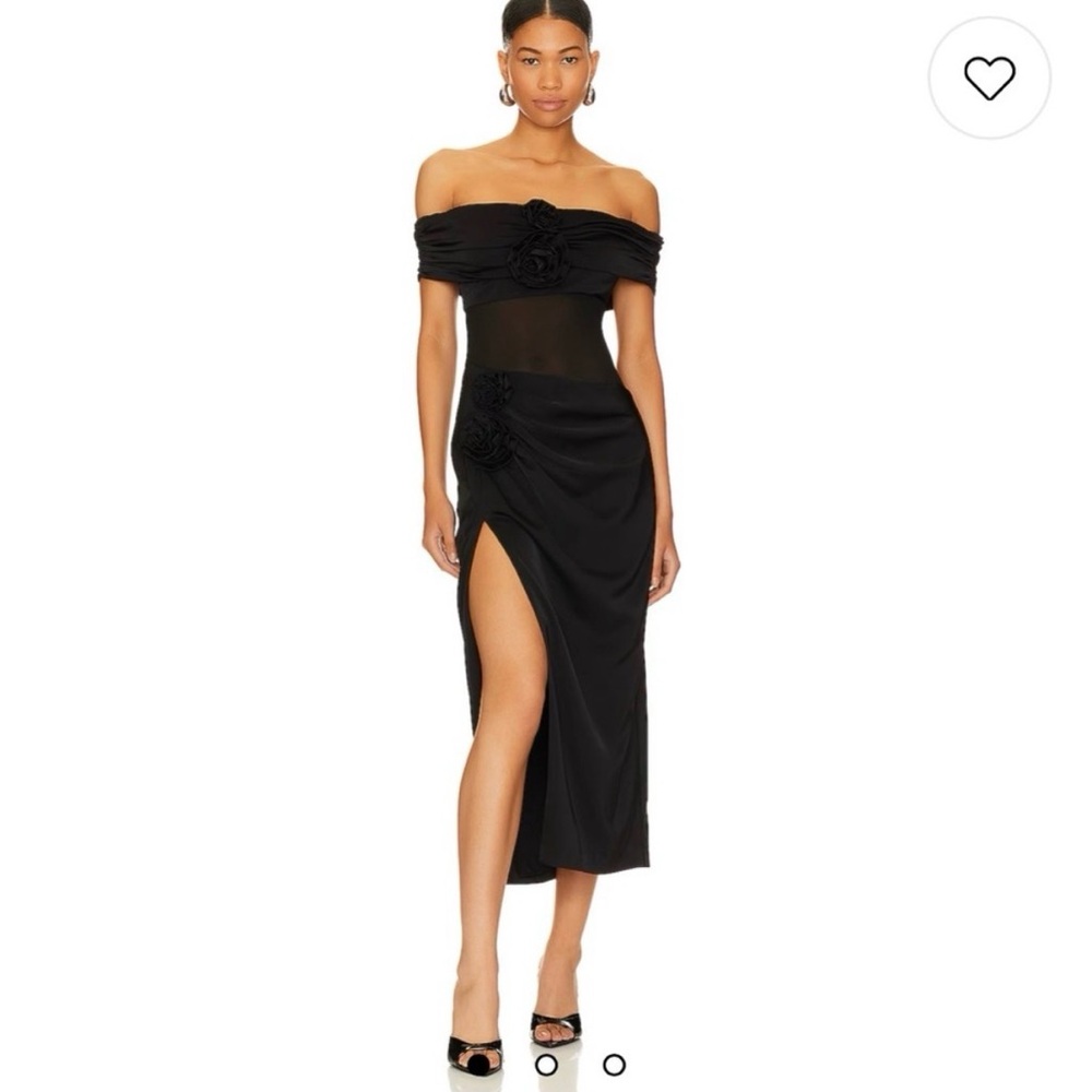 Elegant Black Off-Shoulder Dress